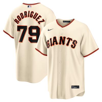 San Francisco Giants Jesus Rodriguez Nike Cream Home Replica Jersey