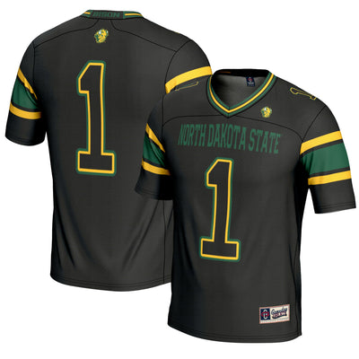 #1 NDSU Bison GameDay Greats Endzone Football Jersey - Black