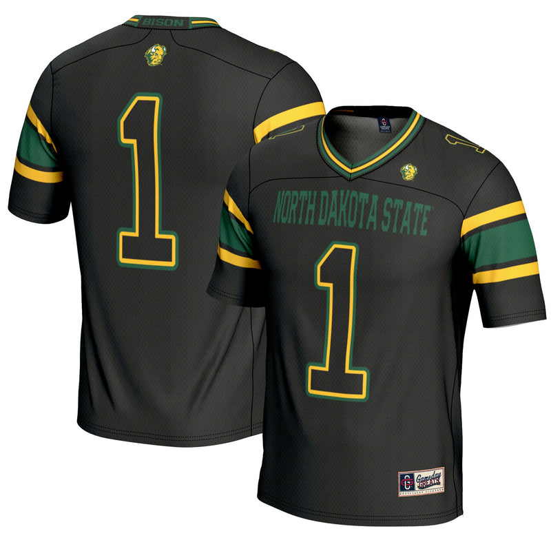 #1 NDSU Bison GameDay Greats Endzone Football Jersey - Black