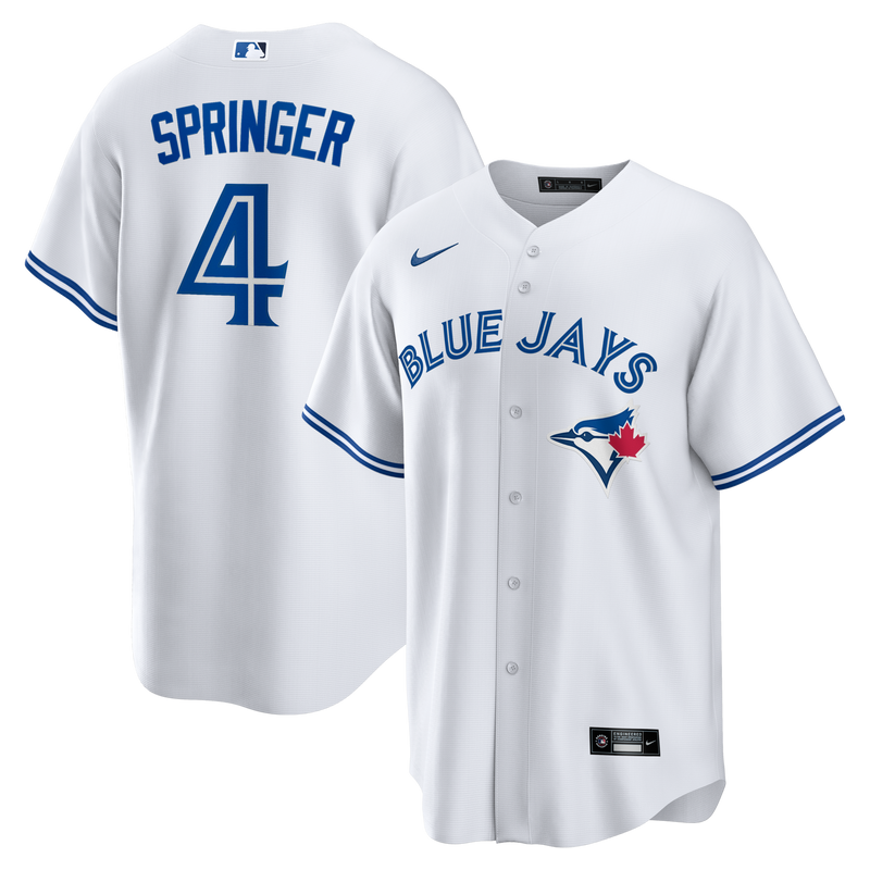 Toronto Blue Jays George Springer Nike White Home Replica Jersey