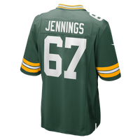 Green Bay Packers Donovan Jennings Nike Green Team Game Jersey