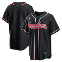 Cleveland Guardians Nike Fashion Replica Black Out Jersey