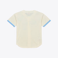 North Carolina Tar Heels Mitchell & Ness Mesh Button-Up Batting Practice Baseball Jersey - Cream