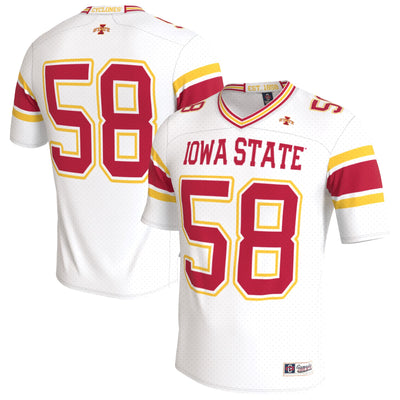 Iowa State Cyclones GameDay Greats Lightweight Collegiate Football Whiteout Fashion Jersey