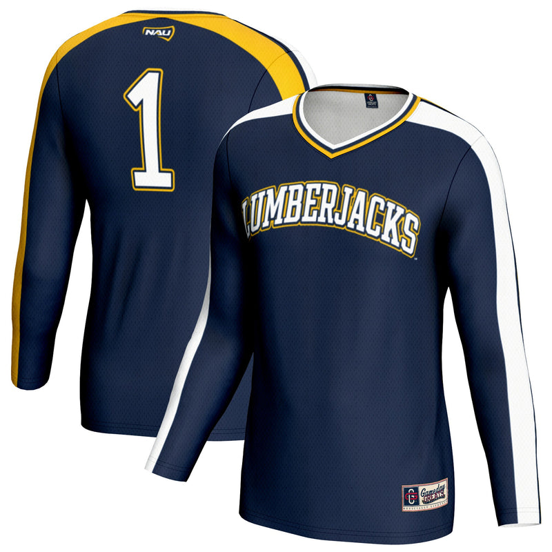 Northern Arizona Lumberjacks GameDay Greats #1 Lightweight Volleyball Fashion Jersey - Navy