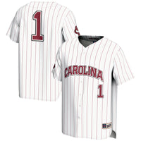 #1 South Carolina Gamecocks GameDay Greats Lightweight Baseball Fashion Jersey - White