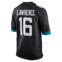 Jacksonville Jaguars Trevor Lawrence Nike Black Alternate Game Jersey