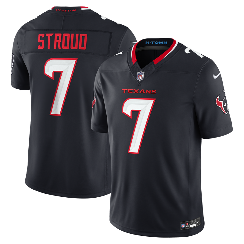 Houston Texans C.J. Stroud Nike Navy Team Vapor F.U.S.E. Stitched Limited Jersey
