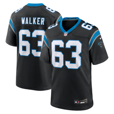 Carolina Panthers Rasheed Walker Nike Black Team Game Jersey