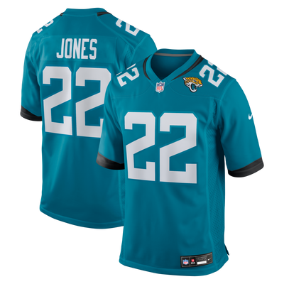 Jacksonville Jaguars Jarrian Jones Nike Teal Team Game Jersey