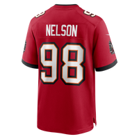 Tampa Bay Buccaneers Anthony Nelson Nike Red Game Jersey