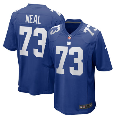 New York Giants Evan Neal Nike Royal Player Game Jersey