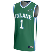 #1 Tulane Green Wave GameDay Greats Lightweight Basketball Jersey - Green