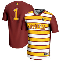 #1 Loyola Chicago Ramblers GameDay Greats Lightweight Soccer Fashion Jersey - Maroon