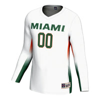 Miami Hurricanes GameDay Greats NIL Lightweight Volleyball Jersey - White