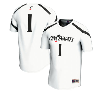 #1 Cincinnati Bearcats GameDay Greats Lacrosse Fashion Jersey - White
