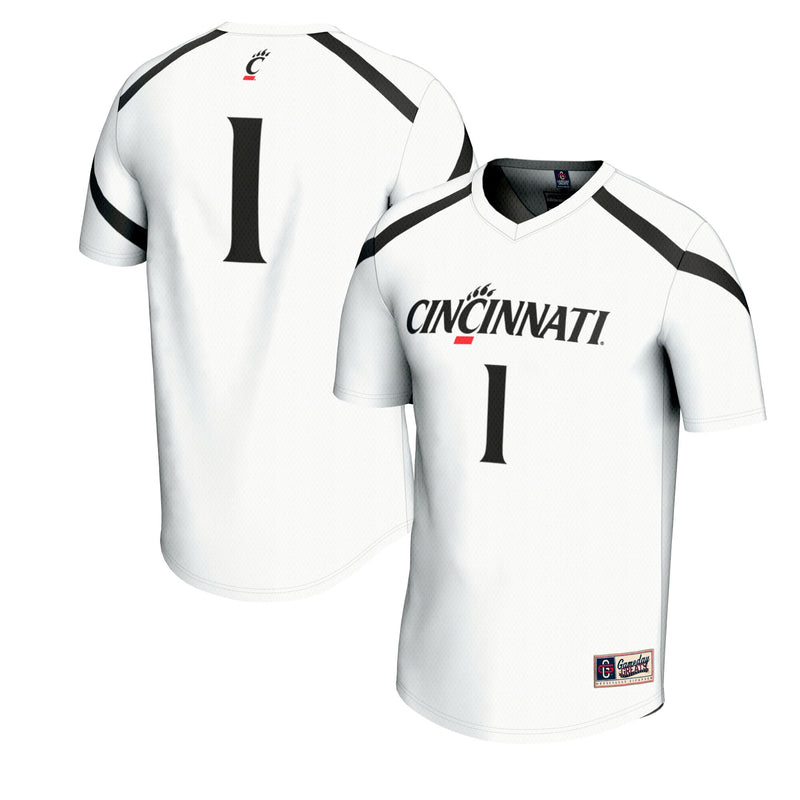 #1 Cincinnati Bearcats GameDay Greats Lacrosse Fashion Jersey - White