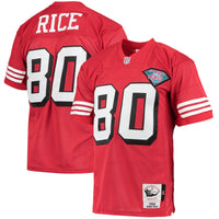 San Francisco 49ers 1994 Jerry Rice Mitchell & Ness Scarlet Authentic Throwback Retired Player Jersey