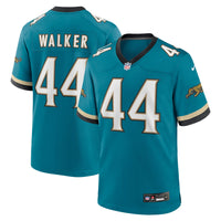 Jacksonville Jaguars Travon Walker Nike Teal Prowler Throwback Player Game Jersey