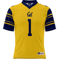 #1 Cal Bears GameDay Greats Football Jersey - Gold