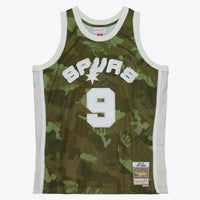 San Antonio Spurs Mitchell & Ness Tony Parker 2000 Ghost Camo Swingman Jersey - Green