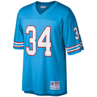 Houston Oilers Earl Campbell Mitchell & Ness Light Blue Legacy Replica Jersey