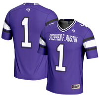 #1 Stephen F Austin Lumberjacks GameDay Greats Endzone Football Jersey - Purple