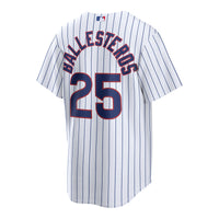 Chicago Cubs Moisés Ballesteros Nike White Home Replica Jersey