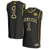 Iowa Hawkeyes GameDay Greats Lightweight Collegiate Basketball Fashion Jersey - Black