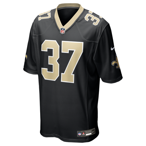 New Orleans Saints Steve Gleason Nike Black Game Retired Player Jersey