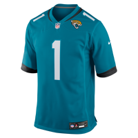 Jacksonville Jaguars Number 1 Dad Nike Teal Game Jersey