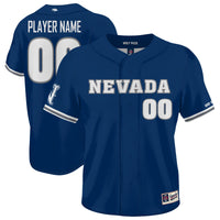Nevada Wolf Pack GameDay Greats Lightweight Collegiate Baseball NIL Pick-A-Player Fashion Jersey - Navy