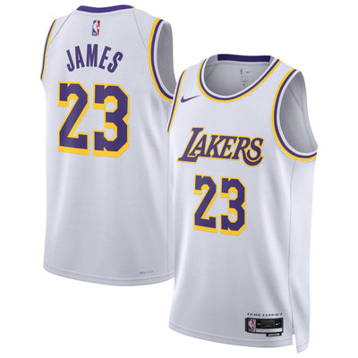 Los Angeles Lakers Nike Association Swingman Jersey - Lebron James