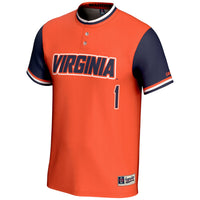 #1 Virginia Cavaliers GameDay Greats Lightweight Softball Jersey - Orange