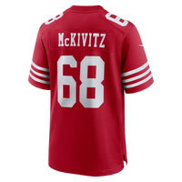 San Francisco 49ers Colton McKivitz Nike Scarlet Game Jersey