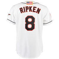 Baltimore Orioles Cal Ripken Mitchell & Ness White Home Authentic Jersey