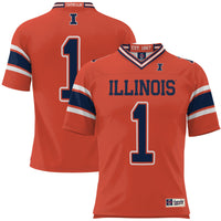 #1 Illinois Fighting Illini GameDay Greats Football Jersey - Orange