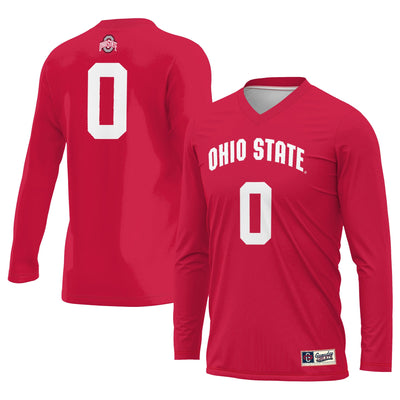 #1 Ohio State Buckeyes GameDay Greats Lightweight Volleyball Jersey - Scarlet
