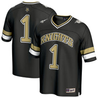 #1 UCF Knights GameDay Greats Lightweight Collegiate Football Fashion Jersey - Black