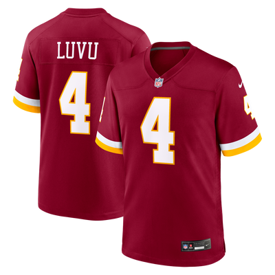 Washington Commanders Frankie Luvu Nike Burgundy Game Jersey