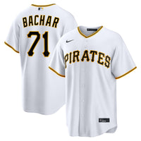 Pittsburgh Pirates Lake Bachar Nike White Home Replica Jersey