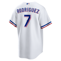 Texas Rangers Ivan Rodriguez Nike White Home Retired Player Replica Jersey