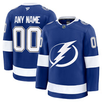Tampa Bay Lightning Fanatics Blue Home Premium Custom Jersey