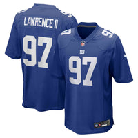 New York Giants Dexter Lawrence II Nike Royal Team Game Player Jersey