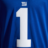 New York Giants Malik Nabers Nike Royal Team Vapor F.U.S.E. Stitched Limited Jersey