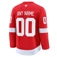 Detroit Red Wings Fanatics Red Home Premium Custom Jersey