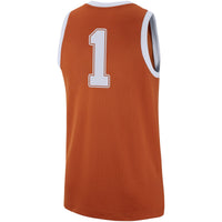 #1 Texas Longhorns Nike Replica Jersey - Burnt Orange