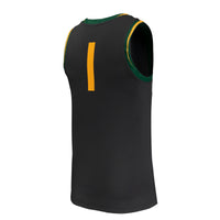 #1 Baylor Bears Nike Replica Basketball Jersey - Black