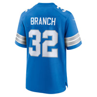 Detroit Lions Brian Branch Nike Blue Game Jersey