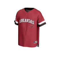 Arkansas Razorbacks GameDay Greats Spirit Baseball Jersey - Crimson